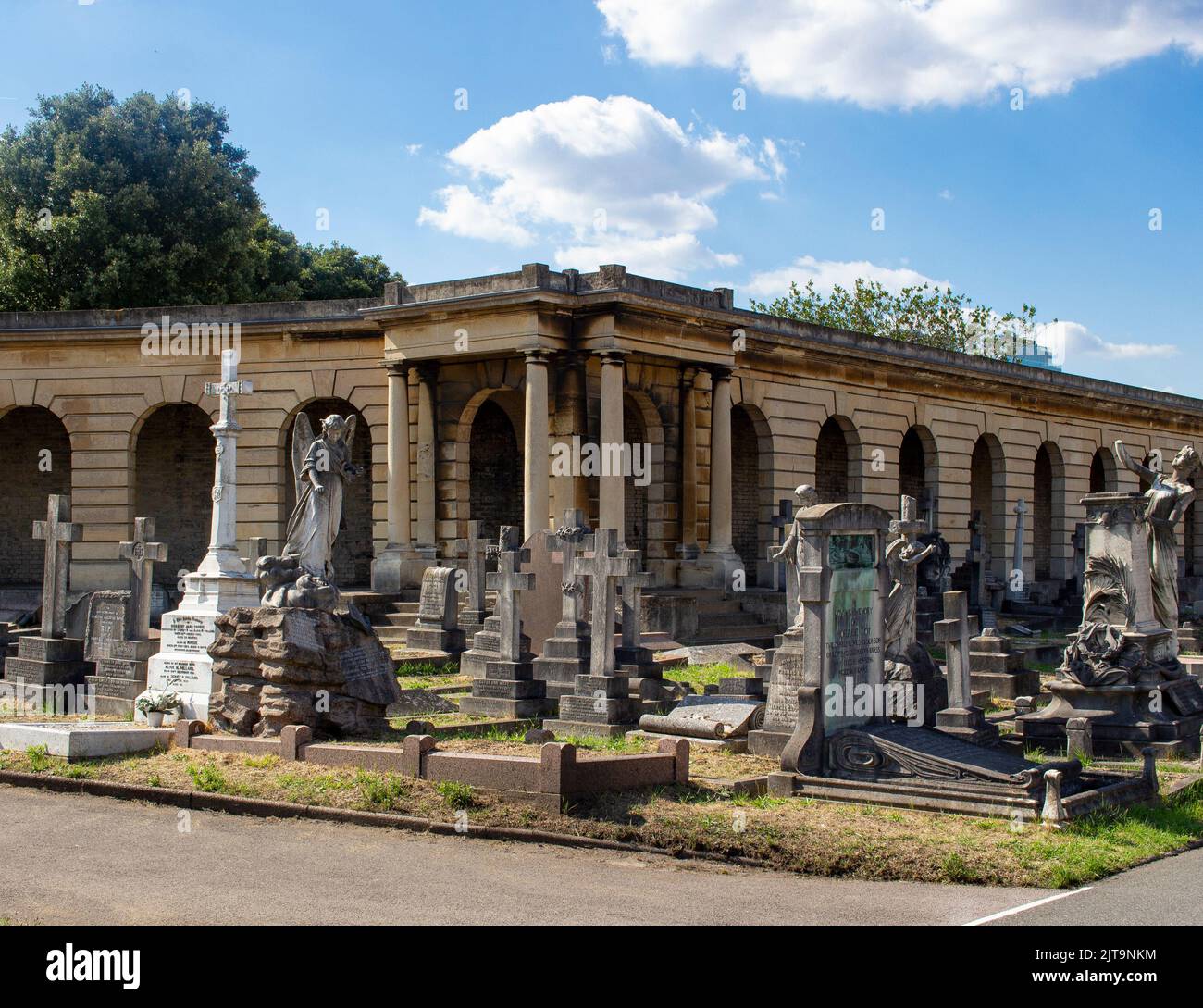 Brompton Cemetery, Kensington London, UK; Stock Photo