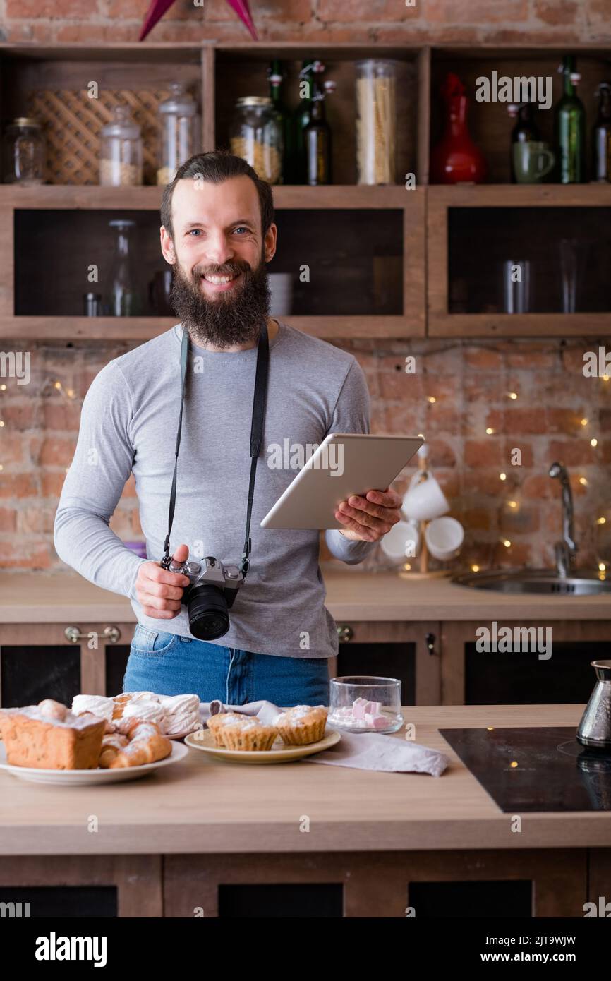 food photographer blogging business cakes pastries Stock Photo