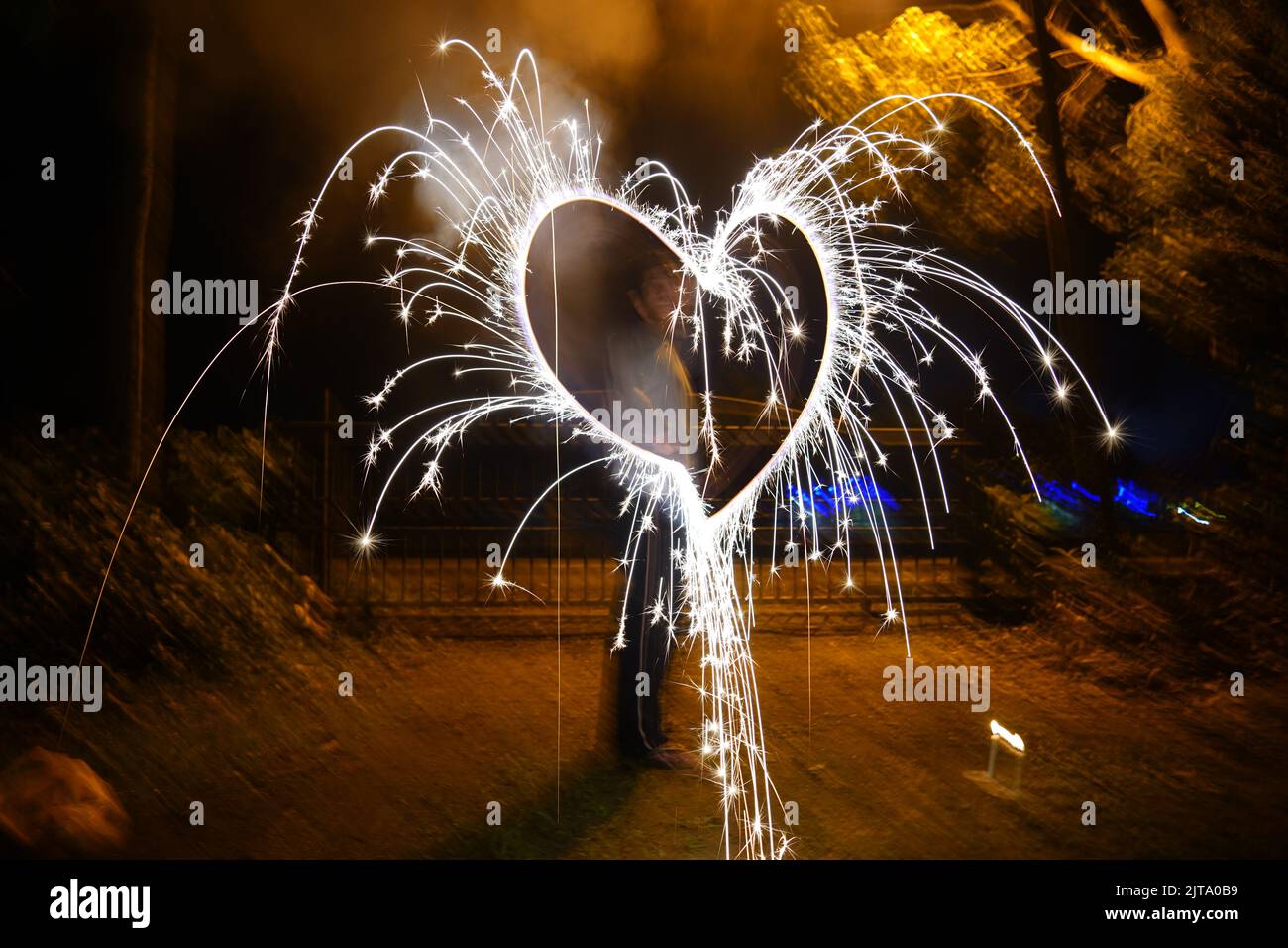 Fire of Love Stock Photo