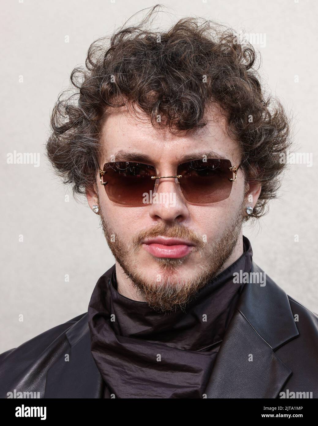 NEWARK, NEW JERSEY, USA AUGUST 28 Jack Harlow arrives at the 2022