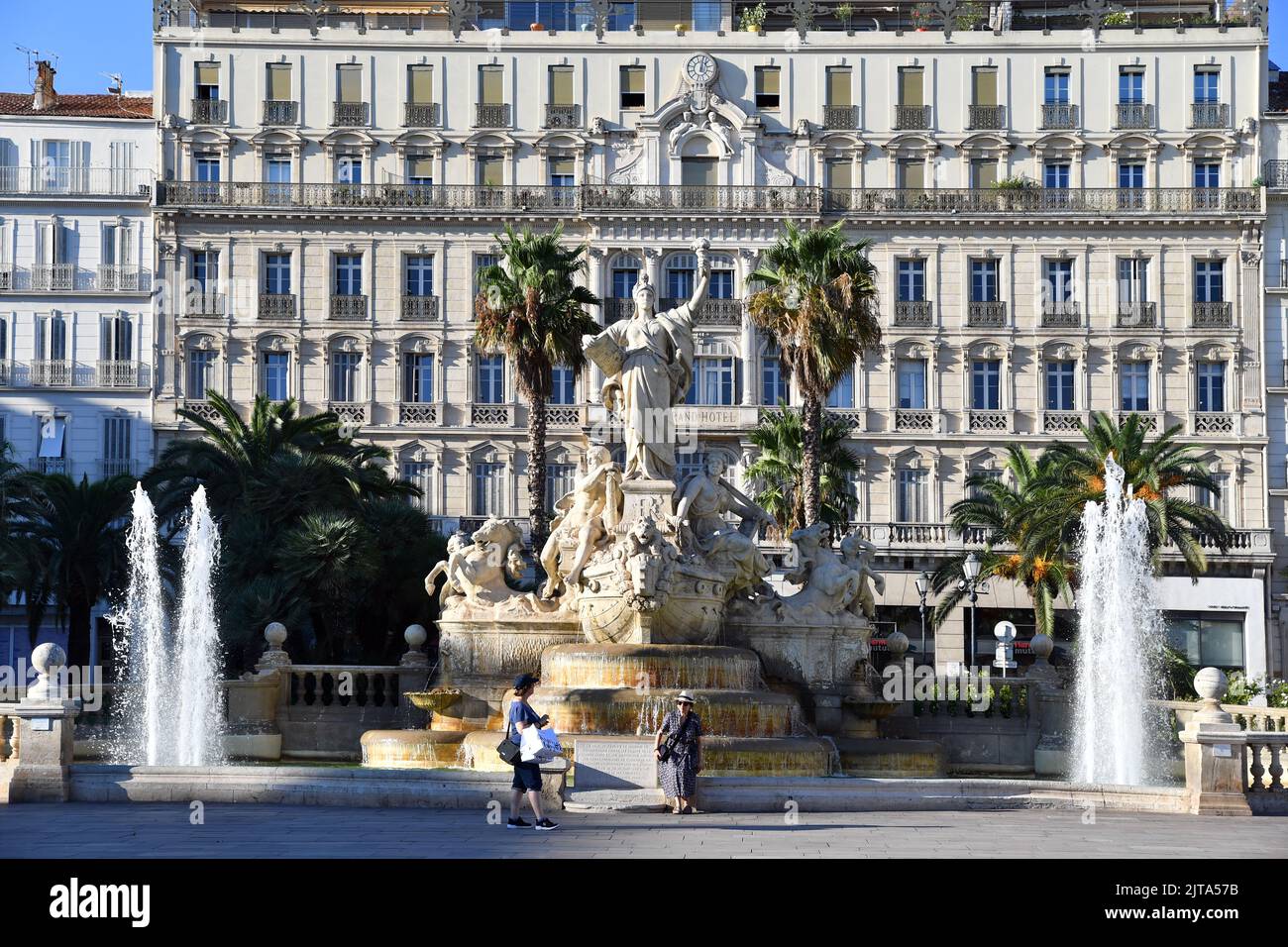 Fontaine de la Fédération Place de la Liberté Toulon Provence