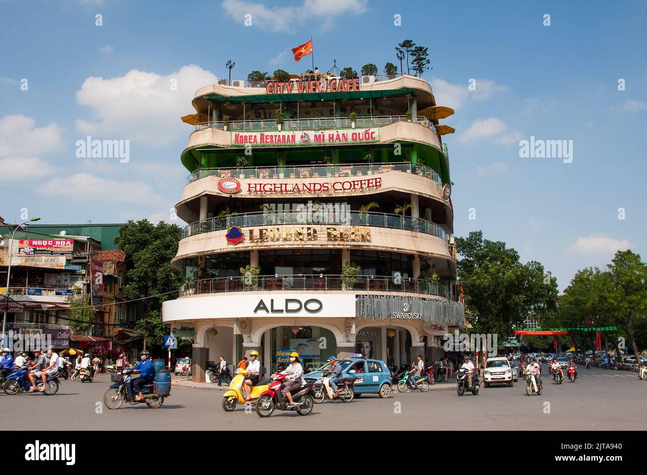 Vietnam, Hanoi A sort of shopping mall in the center of town Stock Photo Alamy