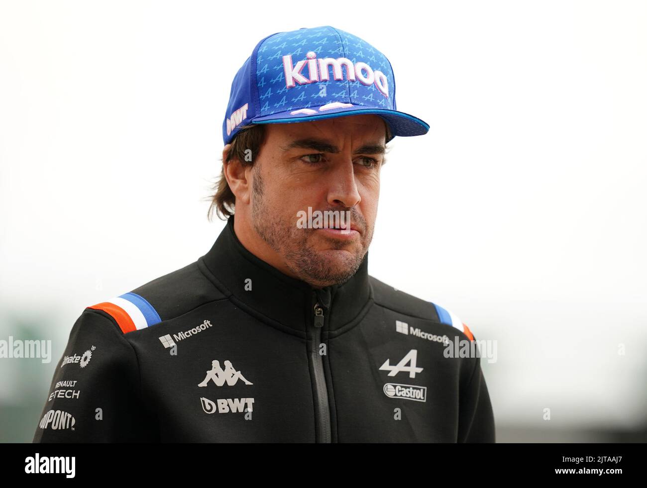 File photo dated 30-06-2022 of Alpine's Fernando Alonso who followed up his radio rant against Lewis Hamilton by furiously wagging his finger at the British driver. Issue date: Monday August 29, 2022. Stock Photo