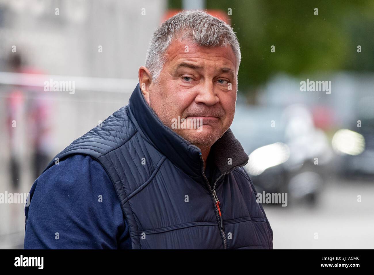 Shaun Wayne Rugby Shaun Wane English national rugby league coach arrives at The Sewell ...