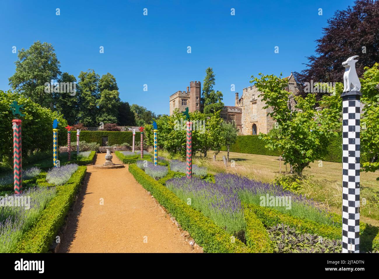 England, Kent, Penshurst Place and Gardens, Heraldic Garden Stock Photo