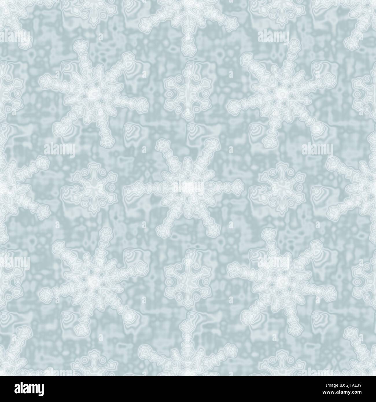 Soft ice blue snow flake pattern background. Simple minimal frosty blur ...