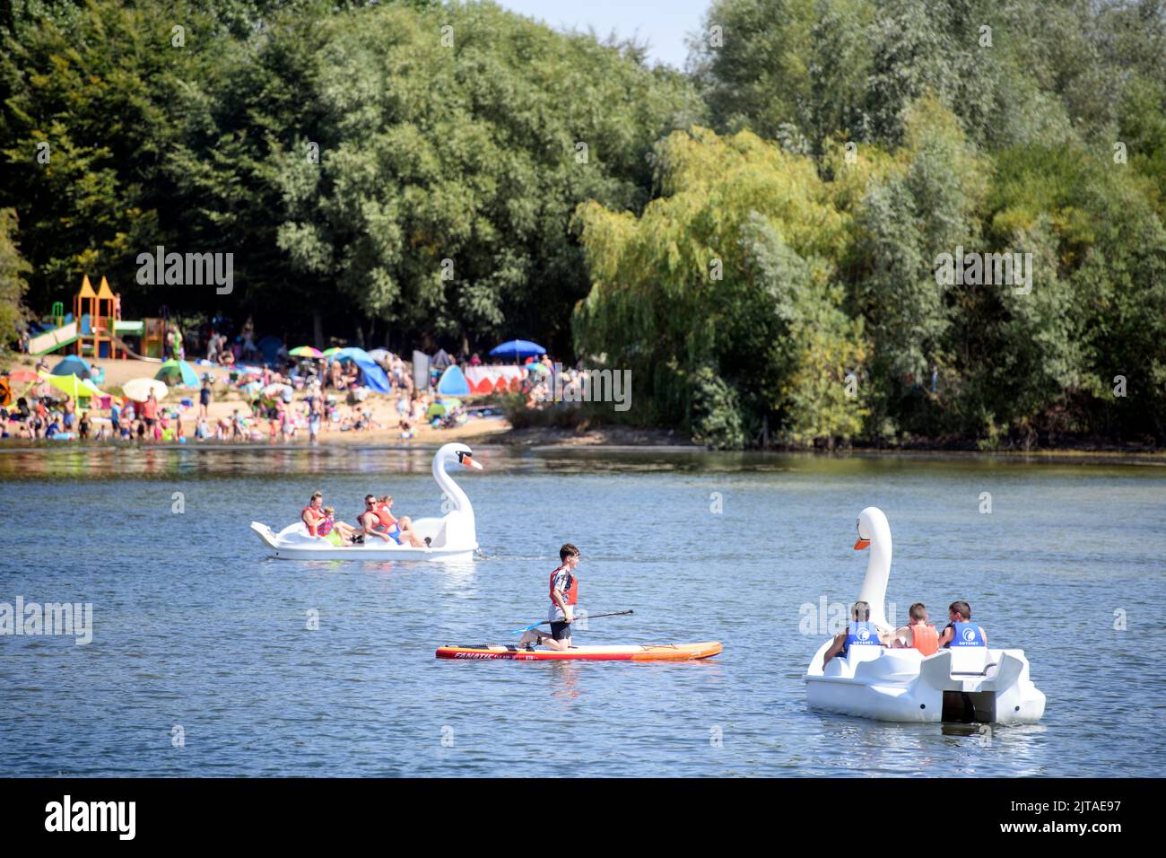 The Cotswold Water Park near Cirencester, Gloucestershire Stock Photo