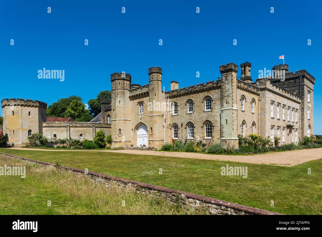 England, Kent, Chiddingsstone, Chiddingstone Castle Stock Photo