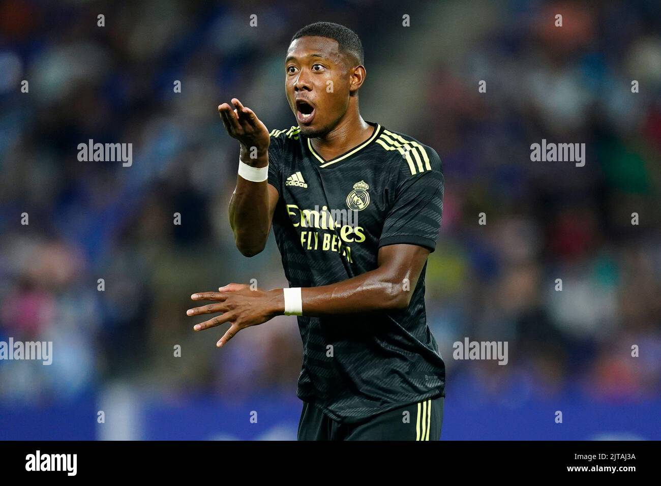 David Alaba of Real Madrid during the La Liga match between RCD