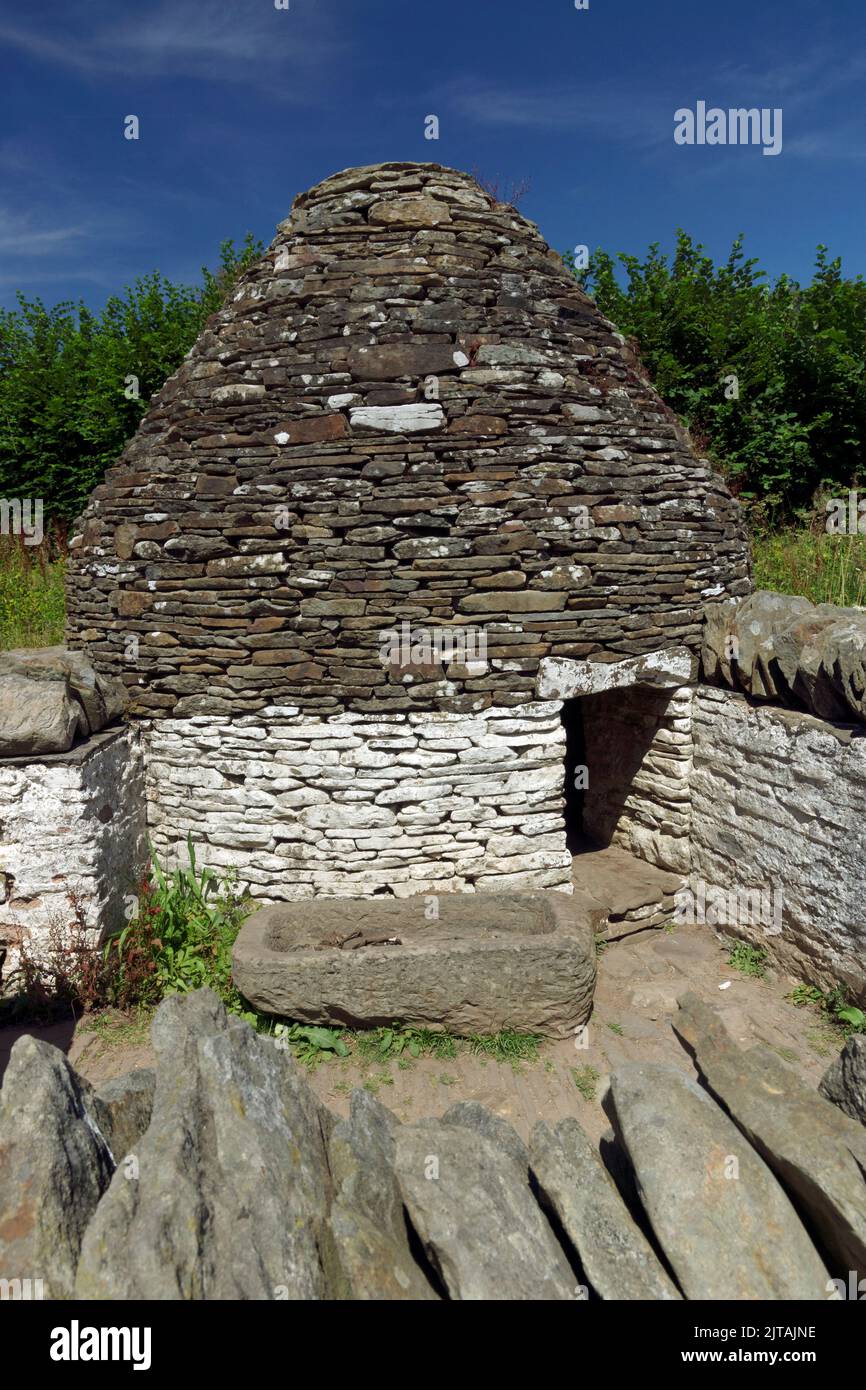 Circular Pigsty, St Fagans National Museum of History/Amgueddfa Werin Cymru, Cardiff, South Wales, UK. Stock Photo