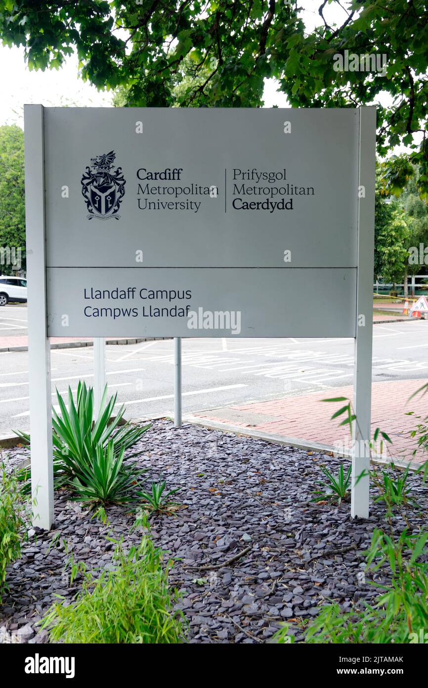 Cardiff Metropolitan University, Lllandaff Campus, Cardiff, Wales. Stock Photo