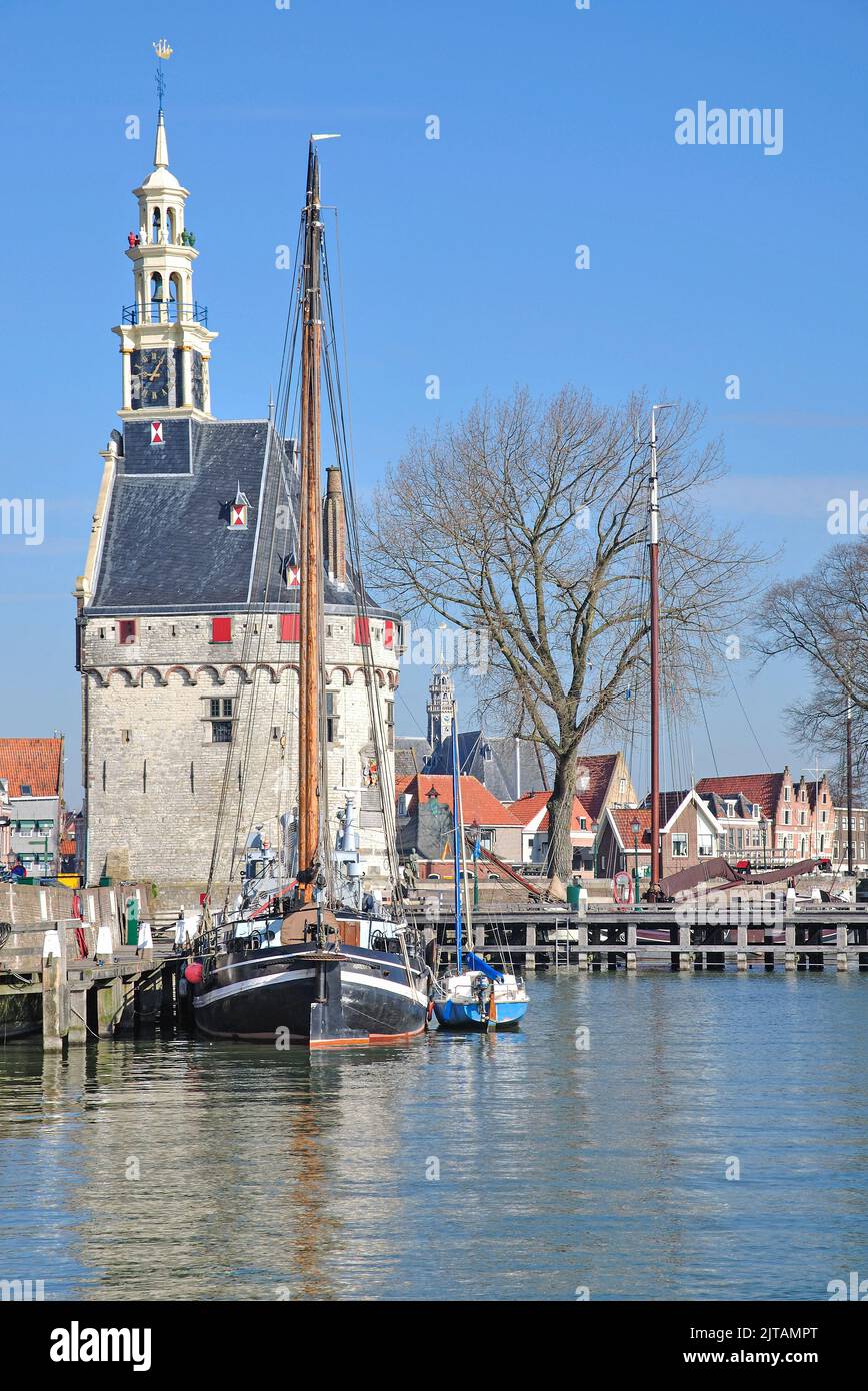 Hoorn at Ijsselmeer,the Netherlands Stock Photo