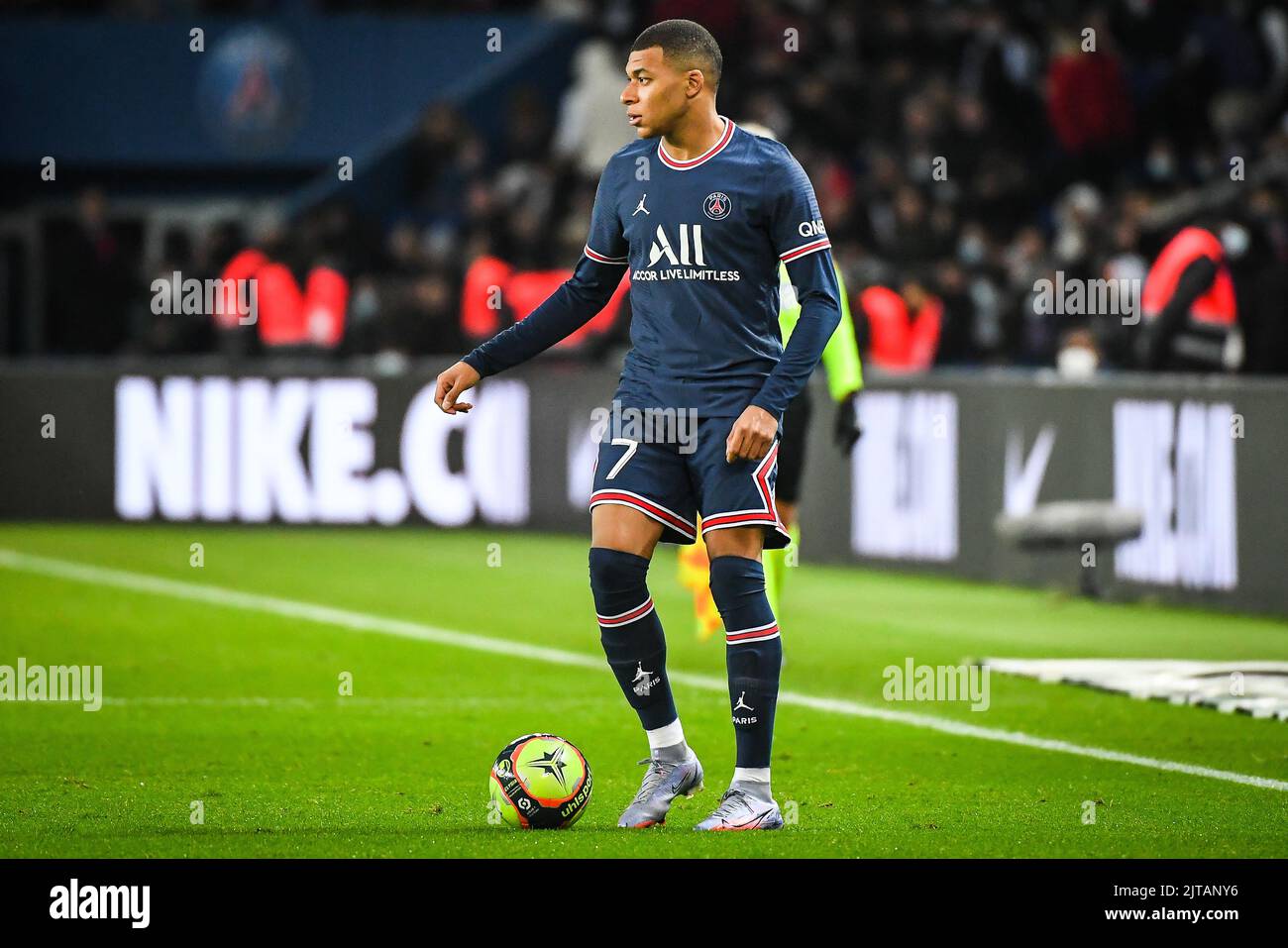 Kylian MBAPPE of PSG during the French championship Ligue 1 football ...