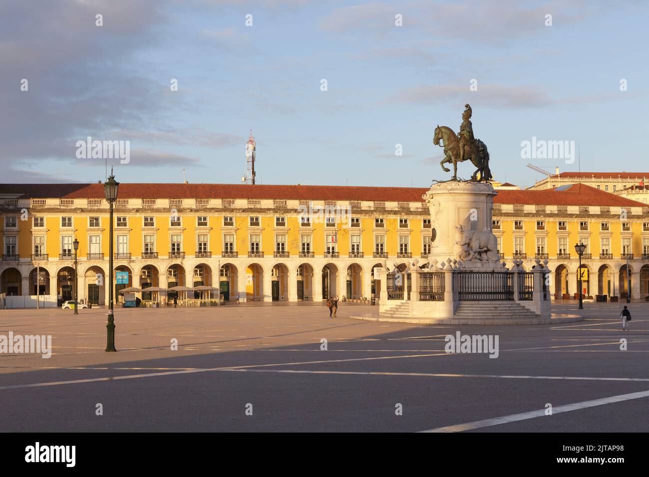 Commerce Square, Praca do Comercio, Lisbon, Portugal Stock Photo