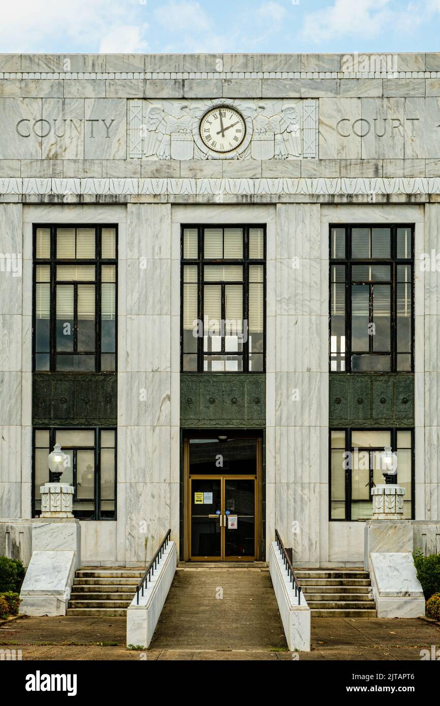 Mitchell County Courthouse, West Broad Street, Camilla, Georgia Stock Photo