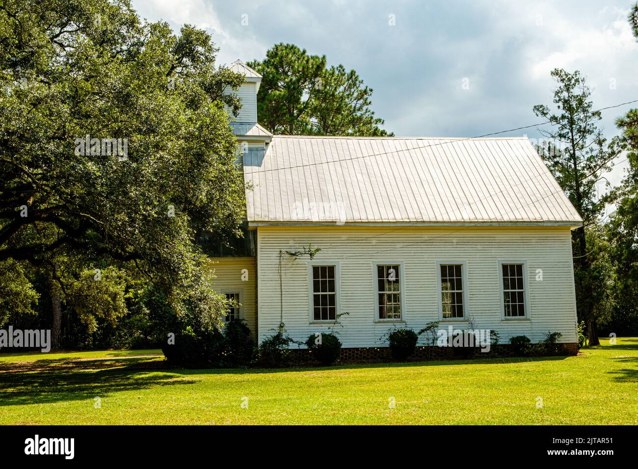 Mount Enon Church, Stage Coach Road, Baconton, Stock Photo Alamy
