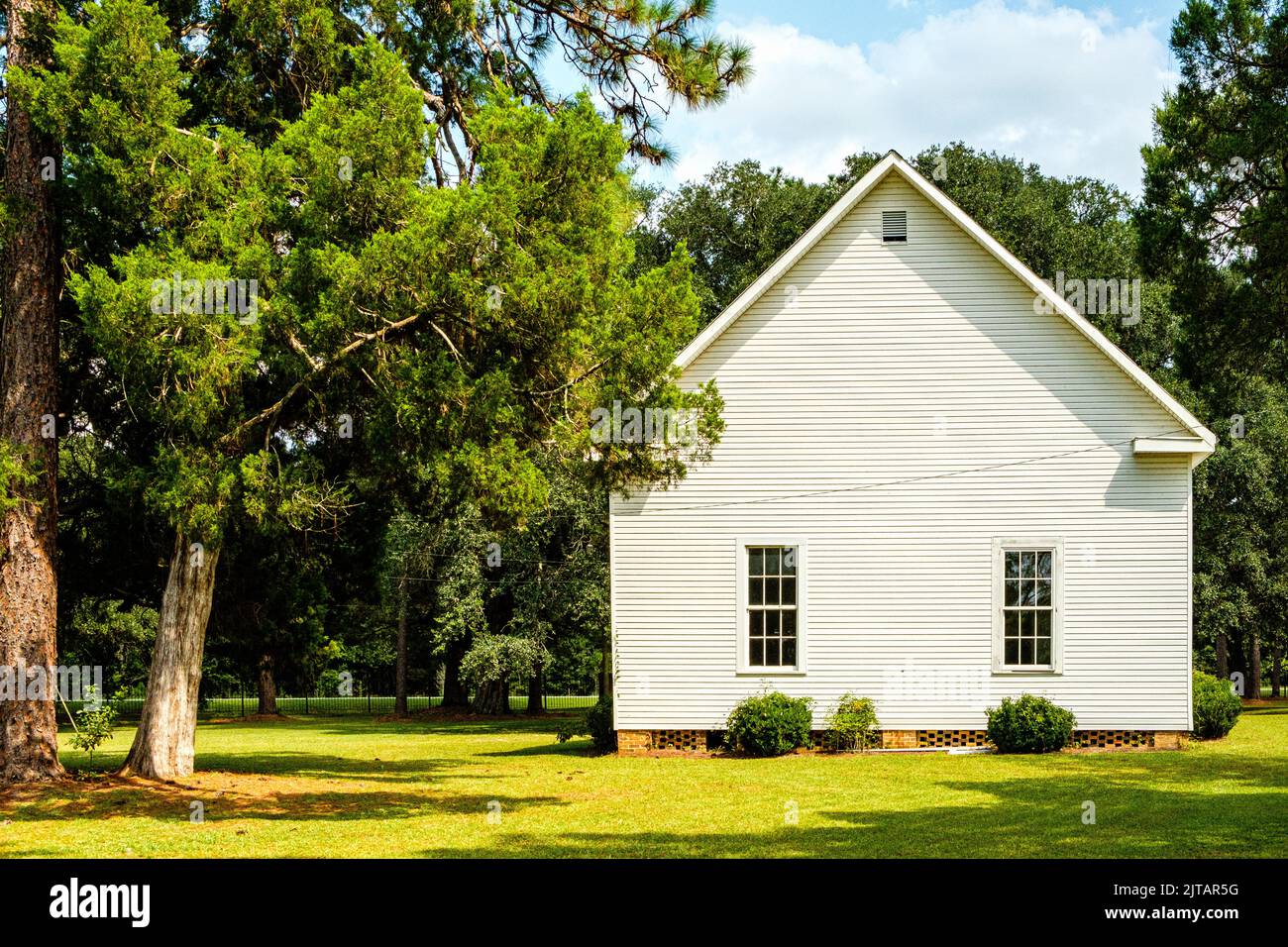 Mount Enon Church, Stage Coach Road, Baconton, Stock Photo Alamy