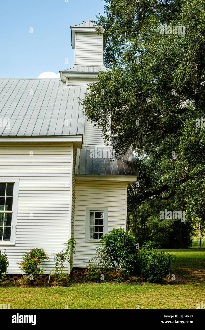 Mount Enon Church, Stage Coach Road, Baconton, Stock Photo Alamy
