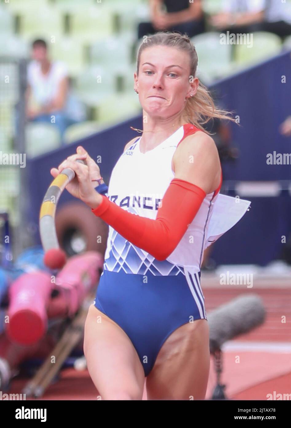 Margot Chevrier of France Women's Pole Vault during the European