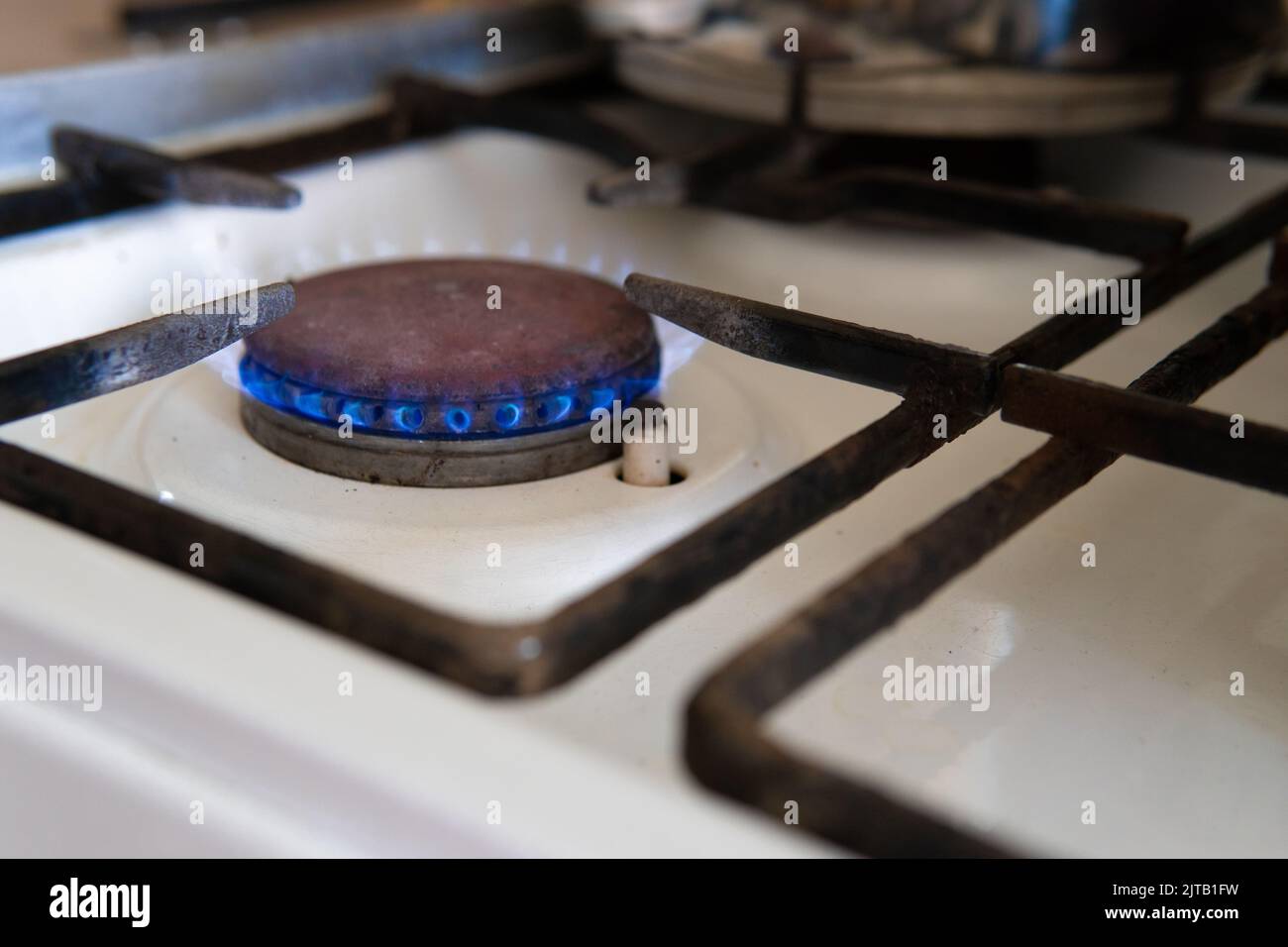 Gas stove flame detail hires stock photography and images Alamy