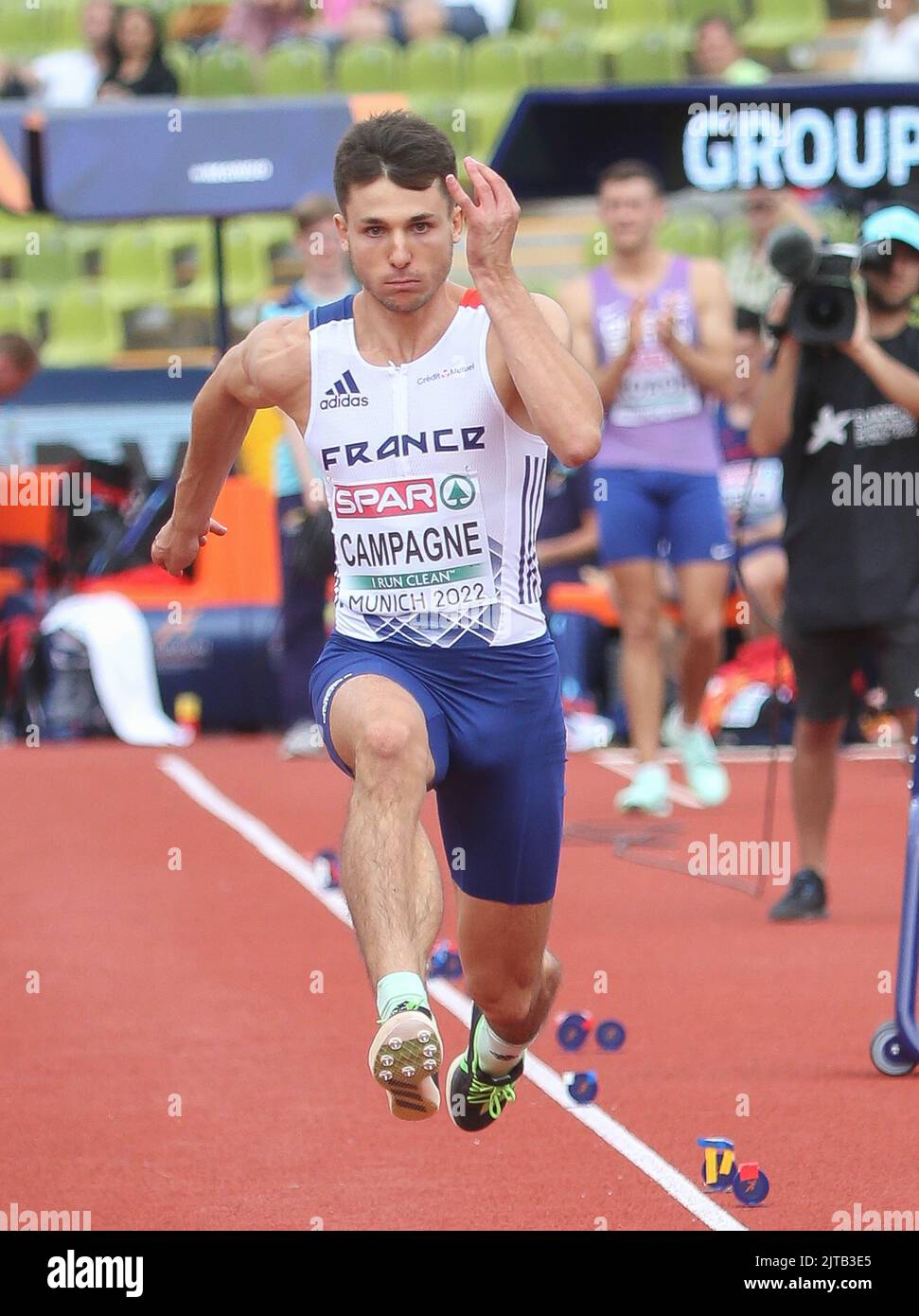 Tom Campagne of France Men's Long Jump during the European Athletics