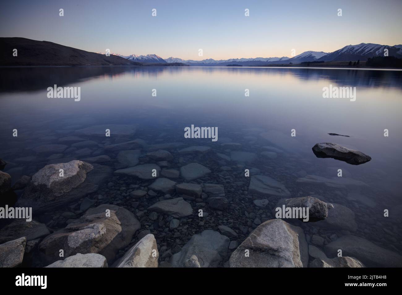 Lake Tekapo Sunrise in New Zealand Stock Photo - Alamy