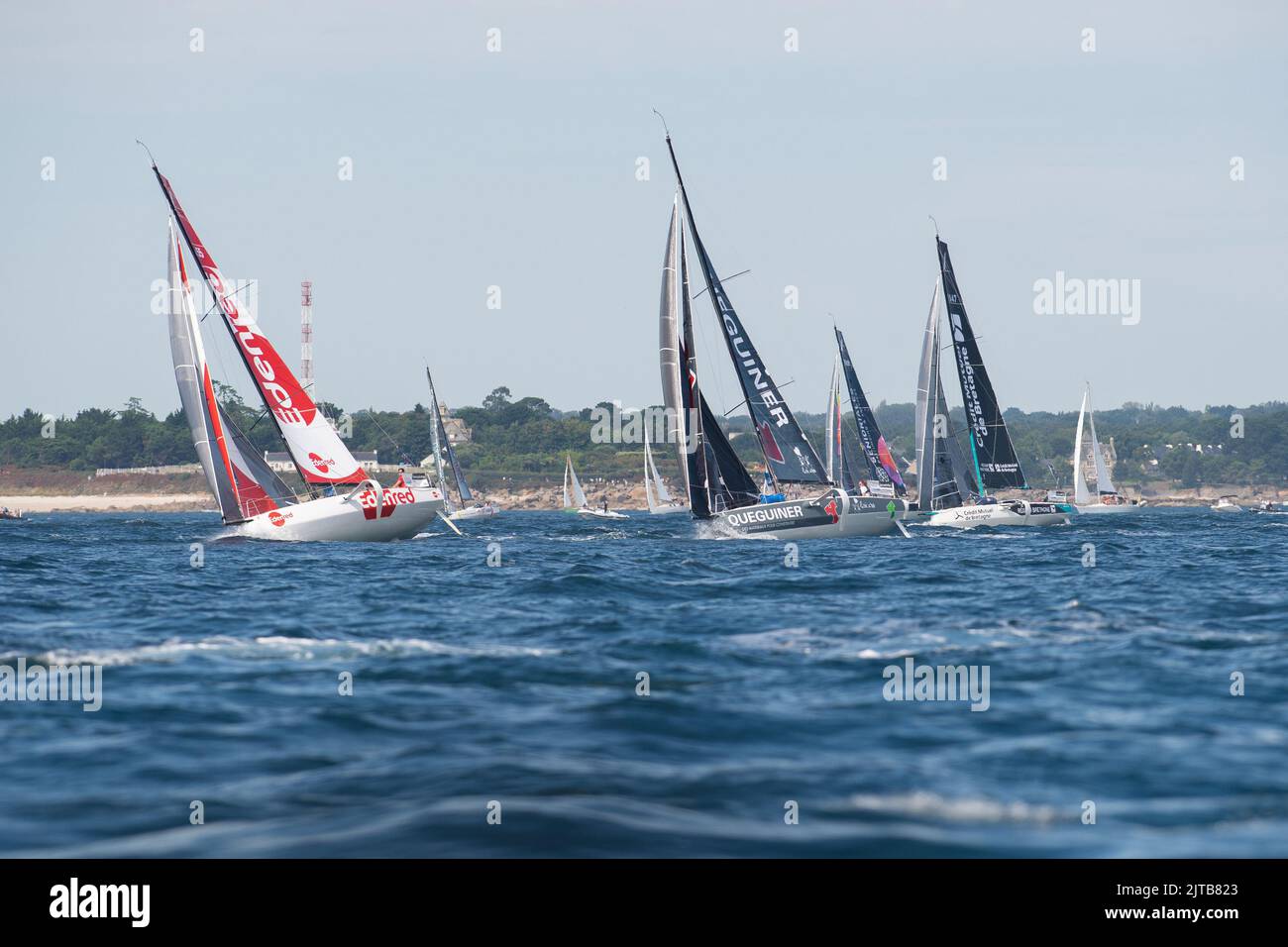 Basile Bourgnon, Edenred and Elodie Bonafous, Queguiner La Vie en Rose during the La Solitaire