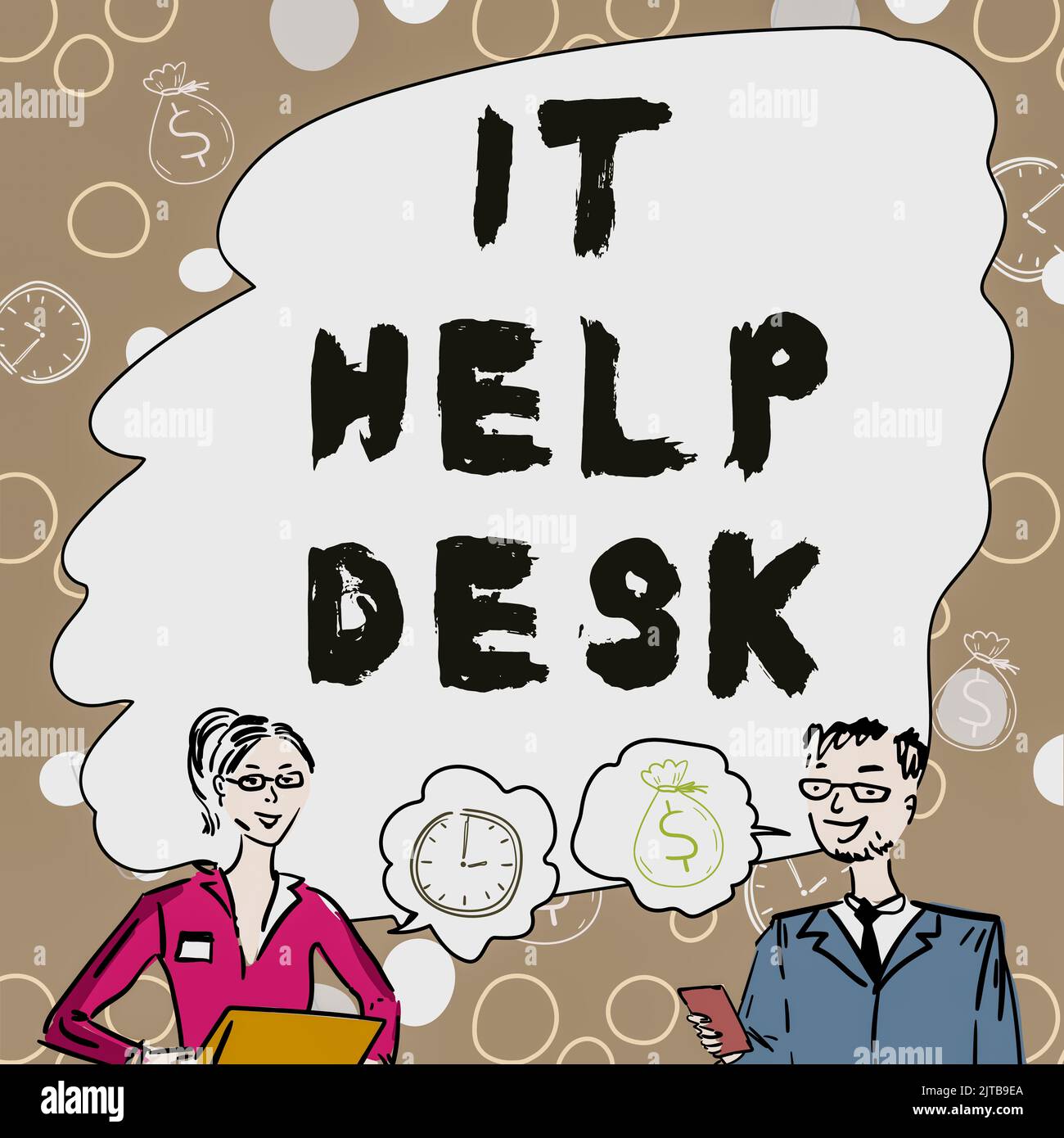 Text Help Desk Sign In Text sign showing It Help Desk. Internet Concept Online support ...