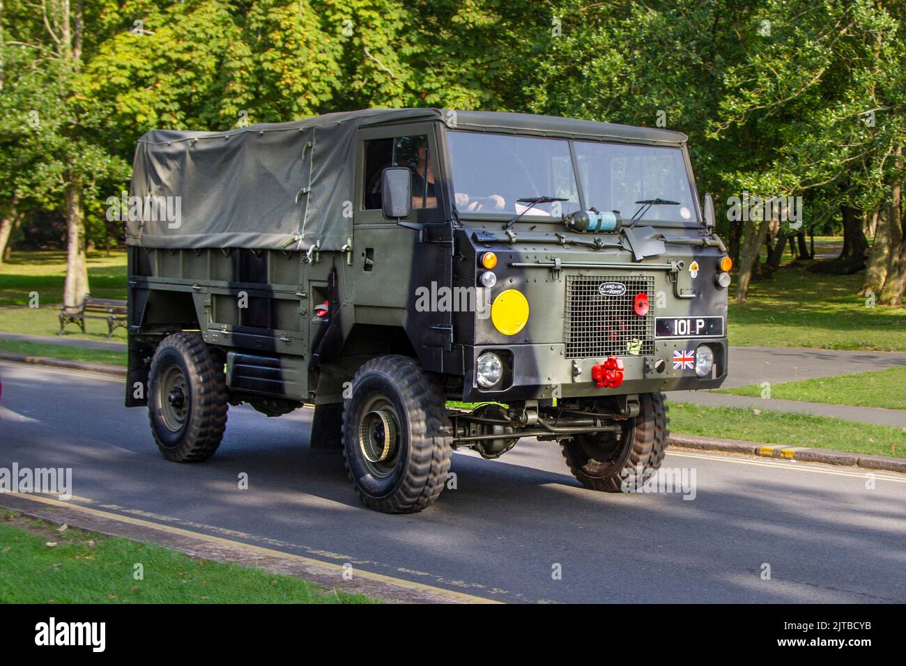 Land Rover A4 101 FORWARD CONTROL, 101FC a vintage light utility vehicle produced by Land Rover for the British Army. Stock Photo