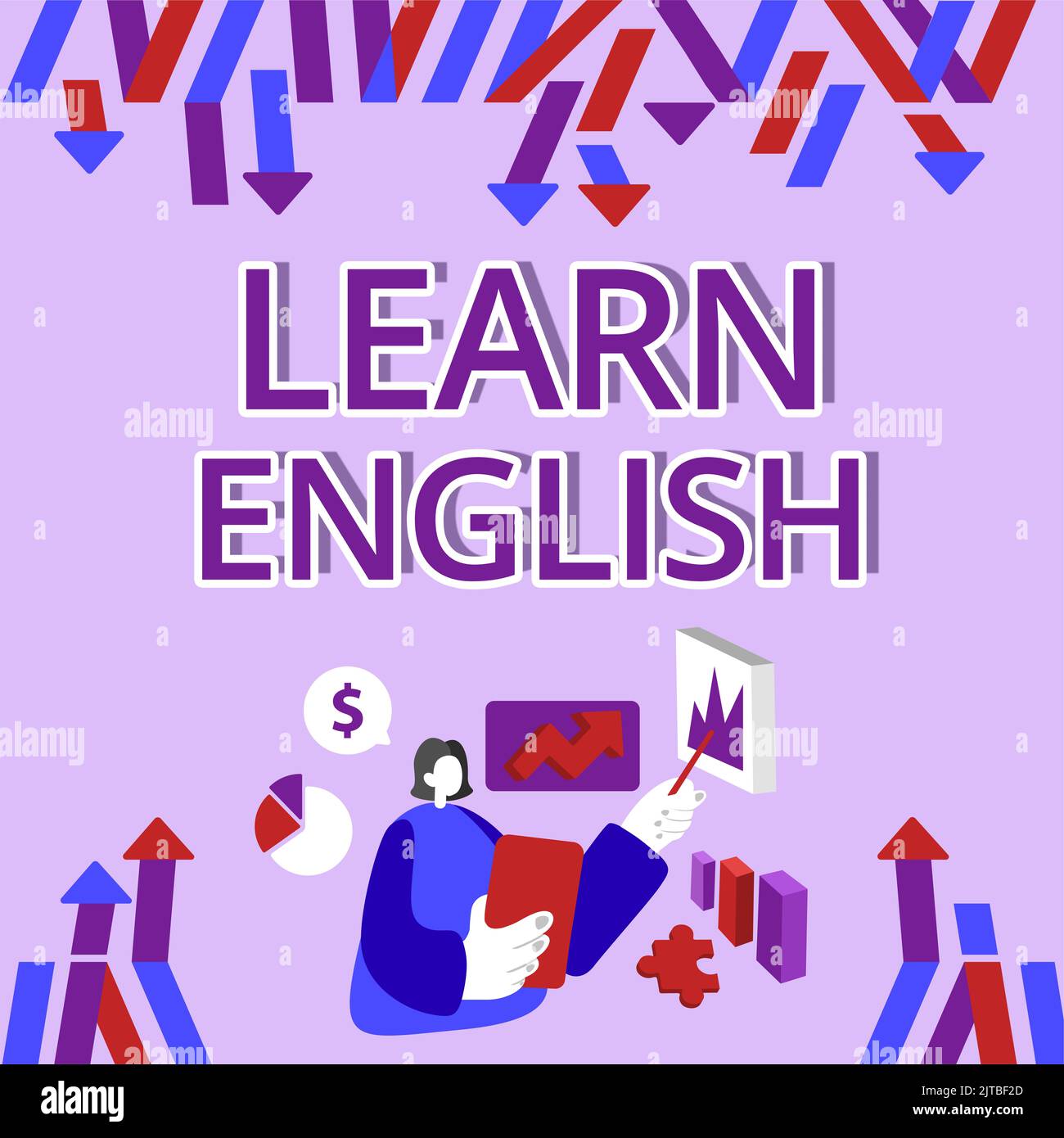 Inspiration showing sign Learn English. Business concept Study another