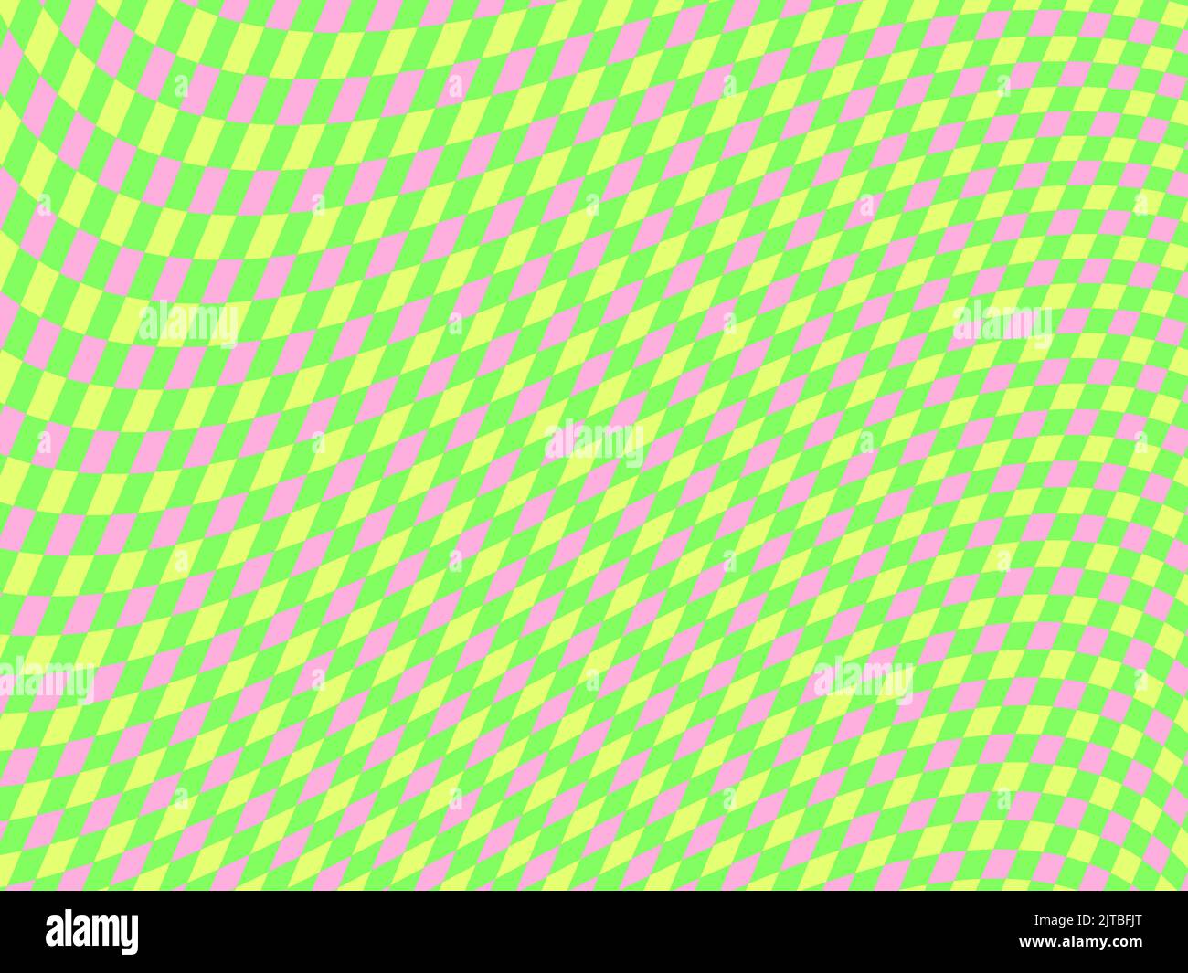 Distorted mesh, optical illusion. Rave psychedelic, acid trip. Bright ...