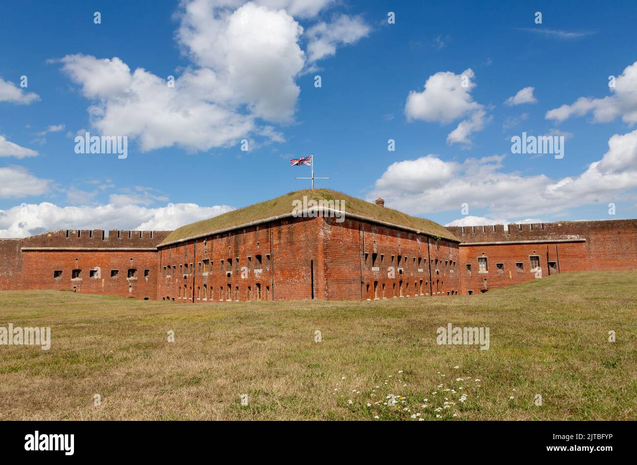 Royal Armouries at Fort Nelson. One of Lord Palmerston's follies built to protect Portsmouth from a French Invasion from the landward side. Stock Photo