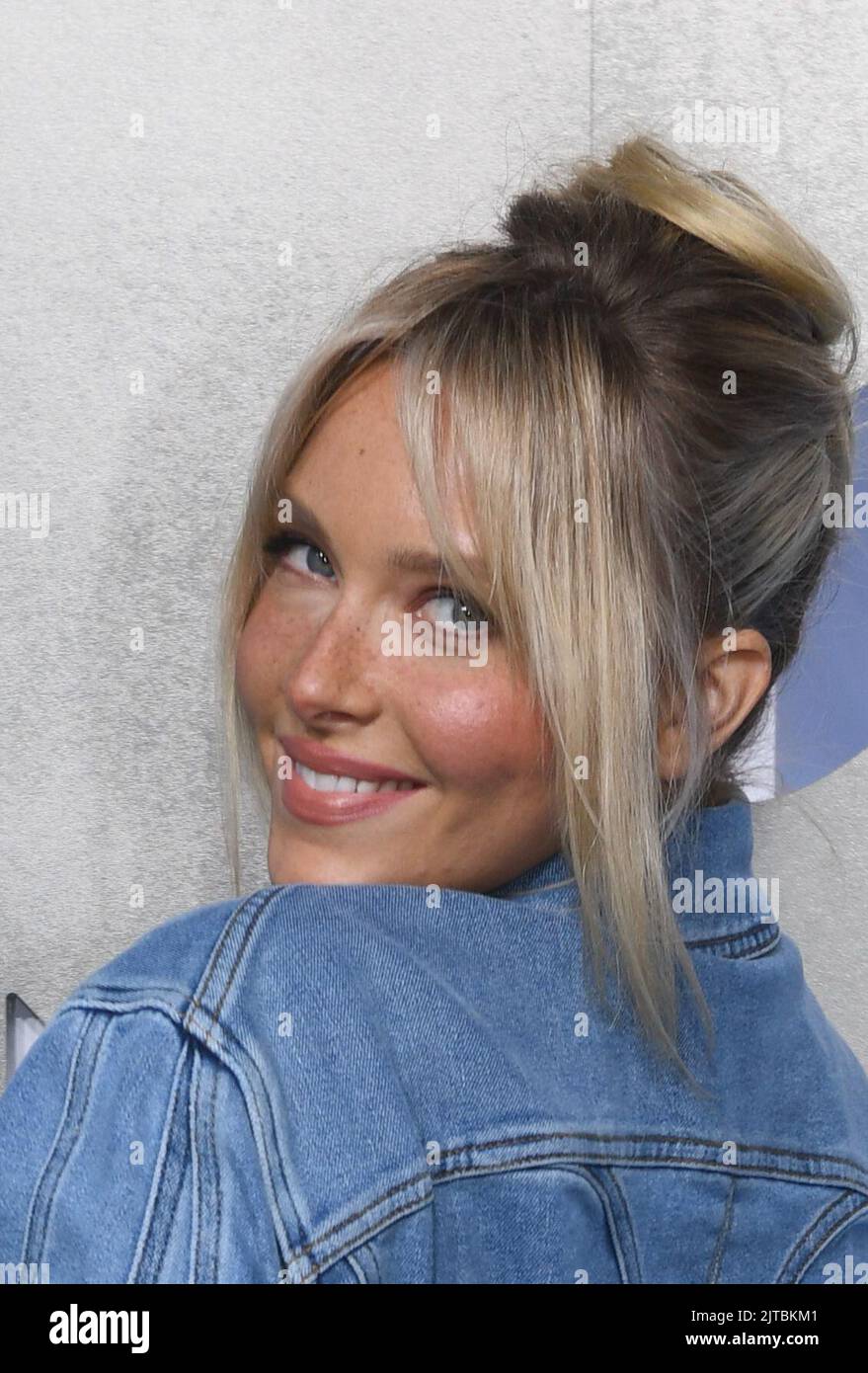Newark, USA. 28th Aug, 2022. Camille Kostek attends the 2022 MTV VMAs at Prudential Center on August 28, 2022 in Newark, New Jersey. Photo: Jeremy Smith/imageSPACE Credit: Imagespace/Alamy Live News Stock Photo