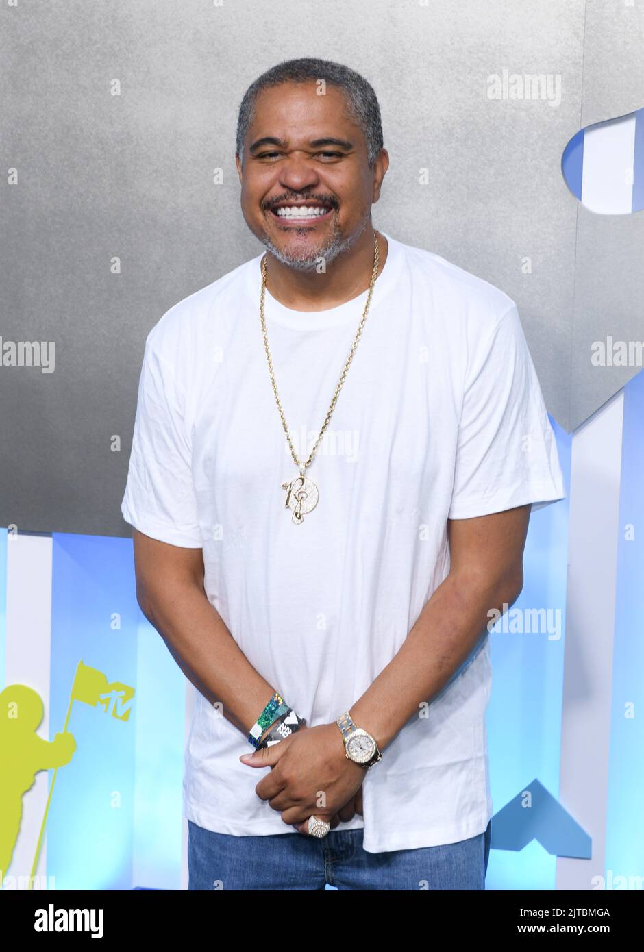 Irv Gotti attends the 2022 MTV VMAs at Prudential Center on August 28 ...