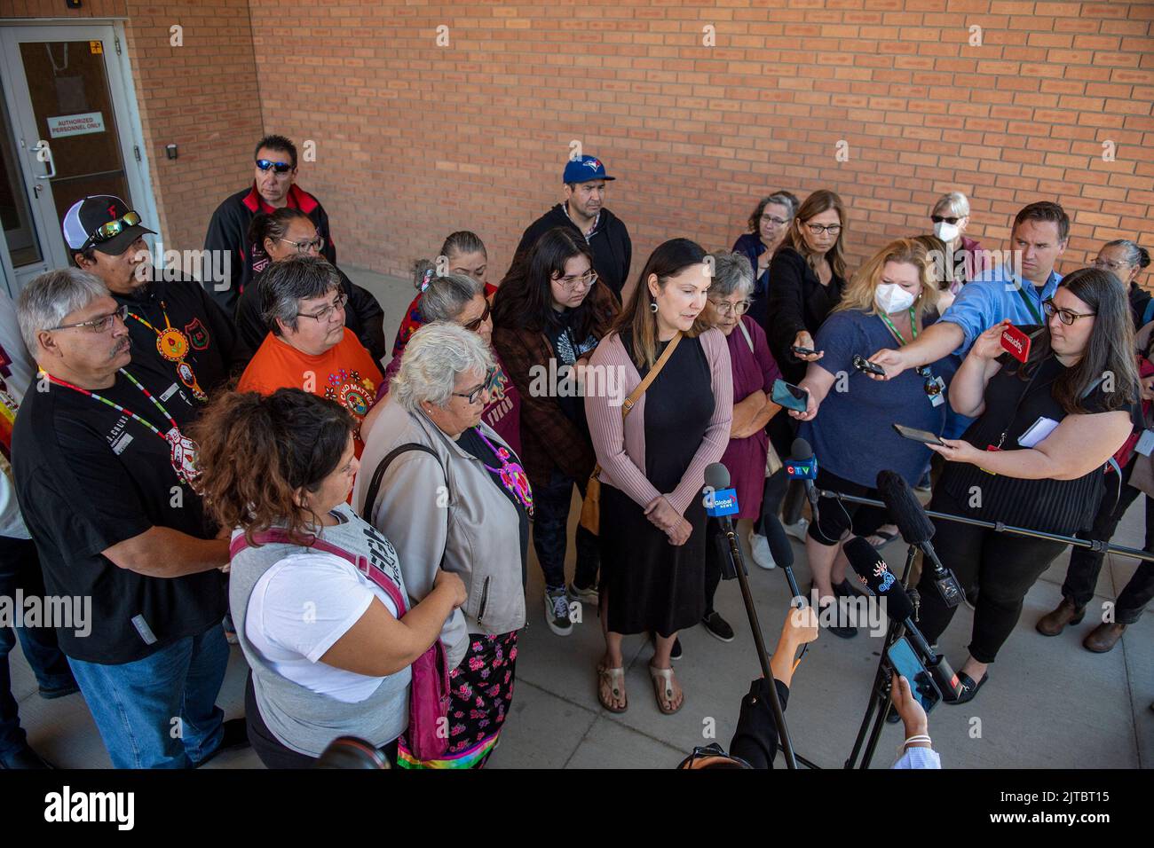 Kathy Walker, Sister Of Dawn Walker, Speaks To Media Following A Court ...