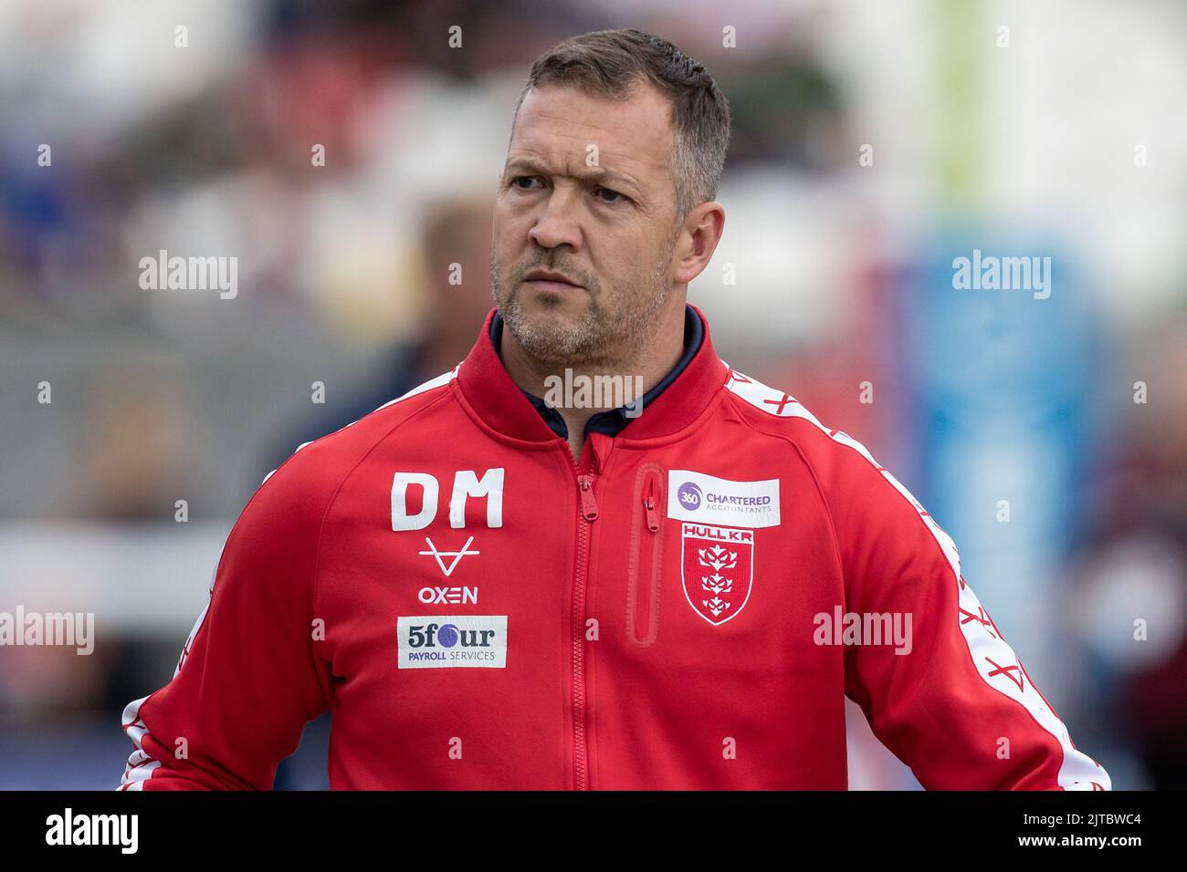 Daniel McGuire Head Coach of Hull KR during the game Stock Photo - Alamy