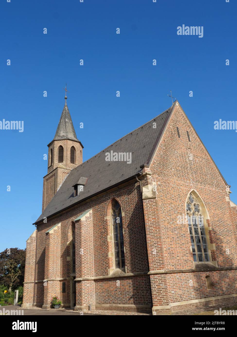 Church in westphalia Stock Photo Alamy