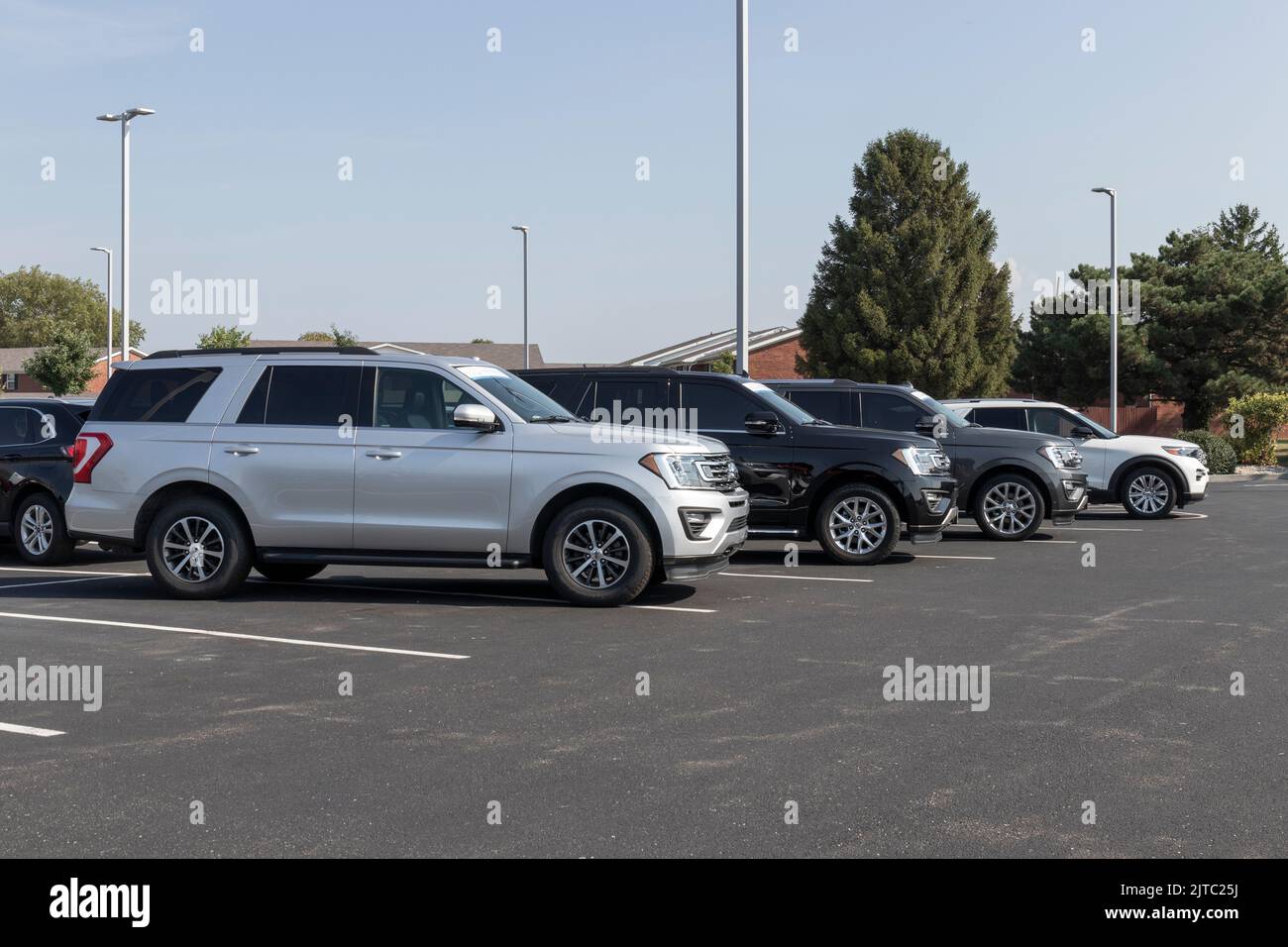 Kokomo Circa August 2022 Used Ford Expedition display at a