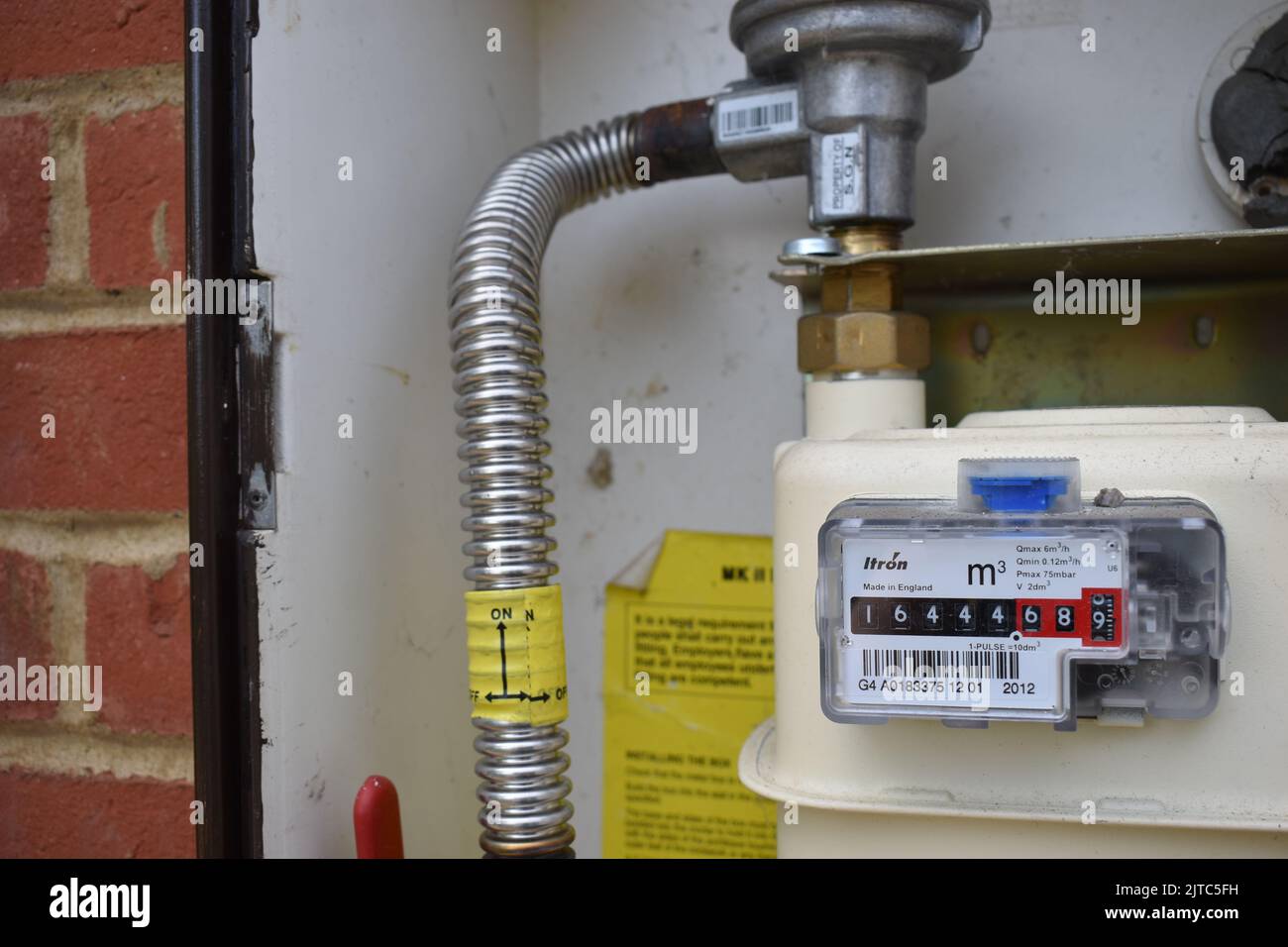 A gas meter Stock Photo Alamy