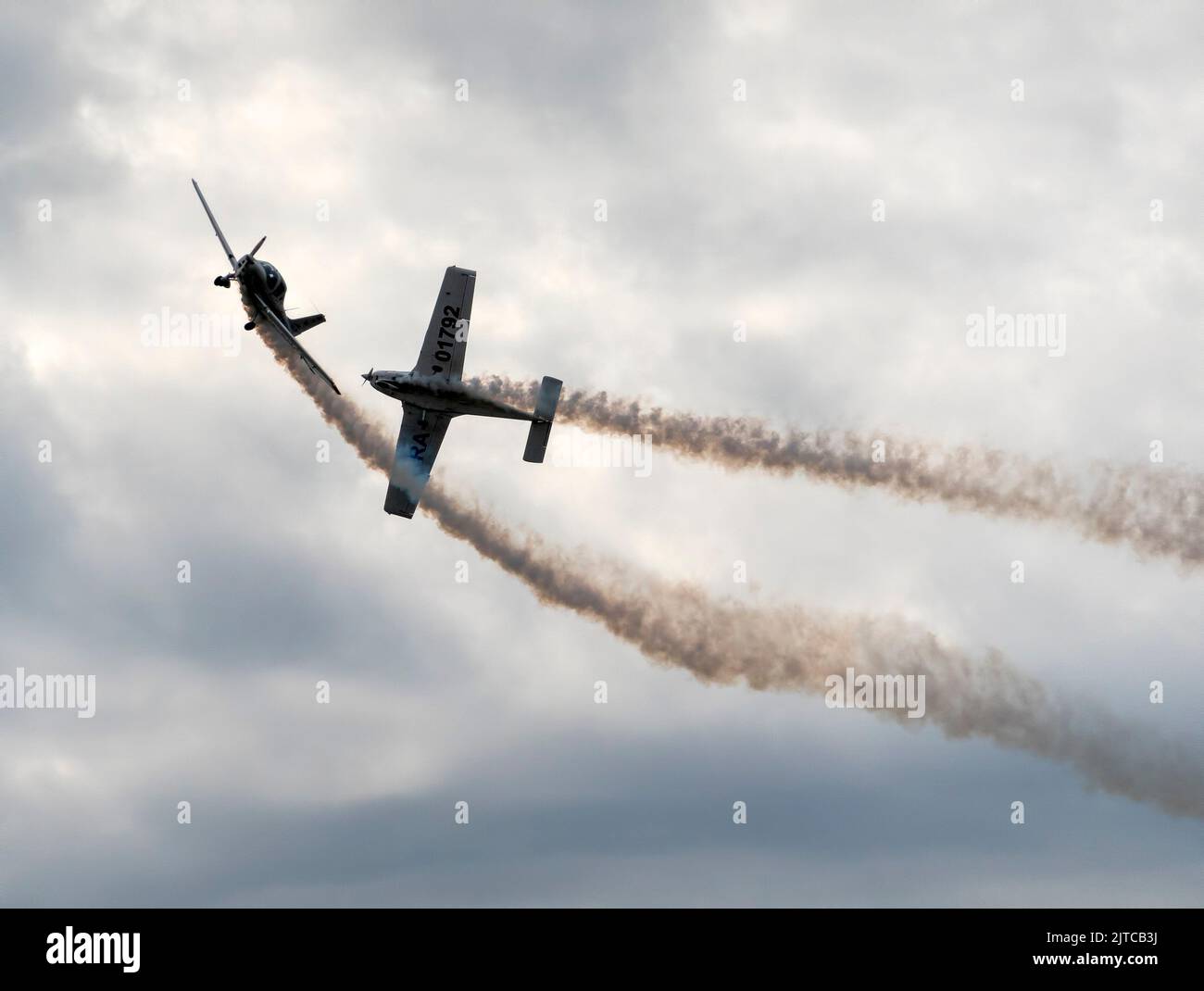 Moscow Russia Zhukovsky Airfield 31 August 2019: performance of ...