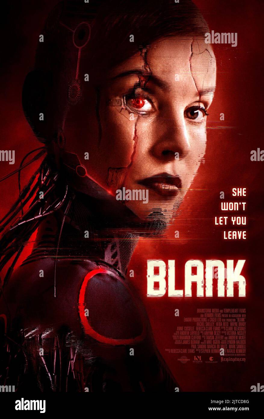 BLANK, poster, Heida Reed, 2022. © Brainstorm Media /Courtesy Everett ...
