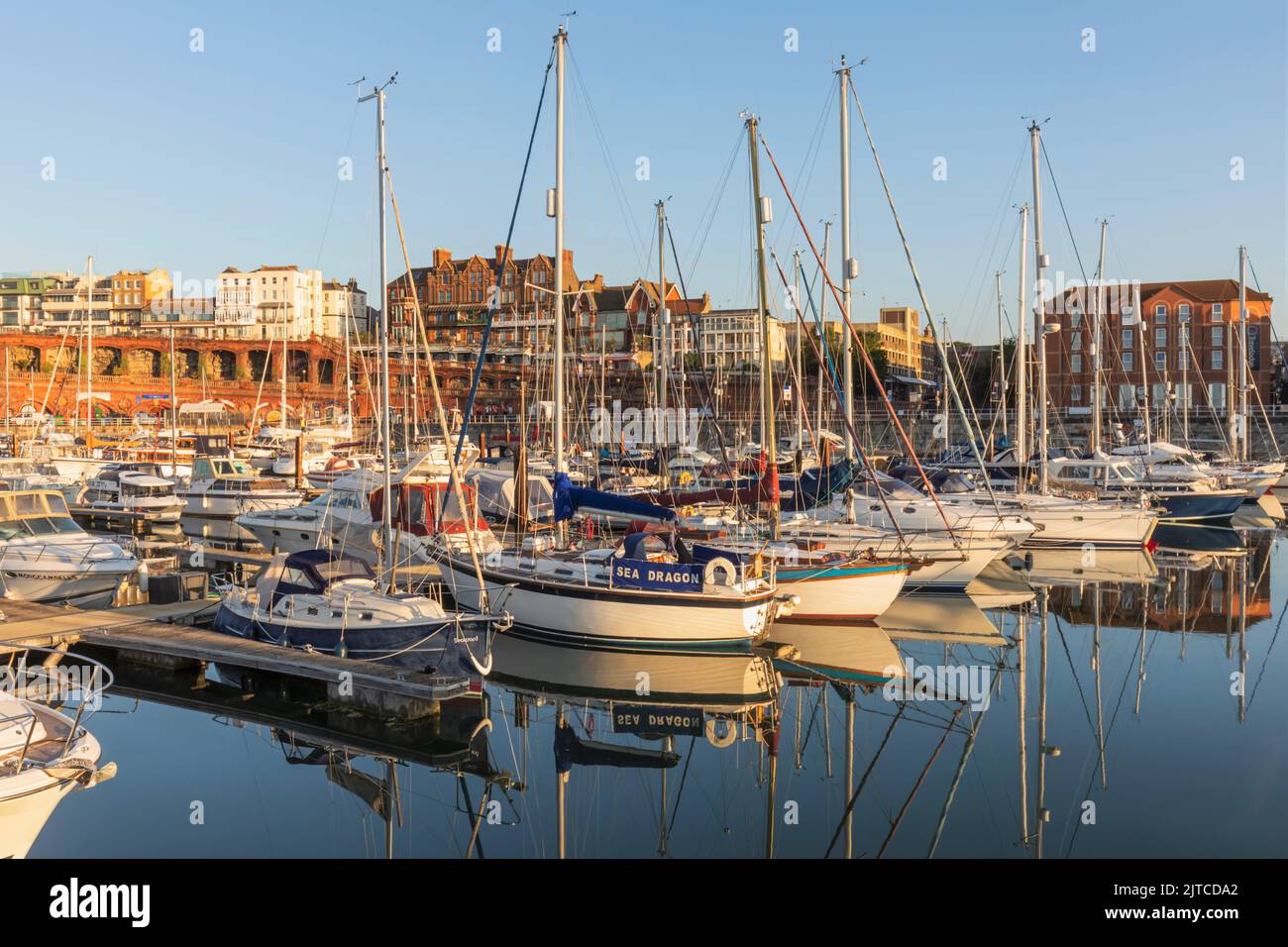 Ramsgate yacht marina and town skyline hi-res stock photography and ...