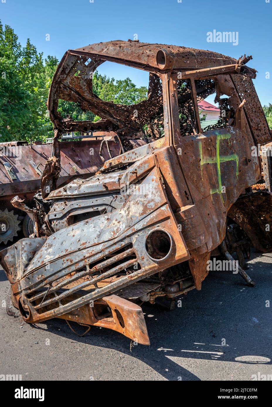 Destroyed military equipment of Russia Stock Photo Alamy