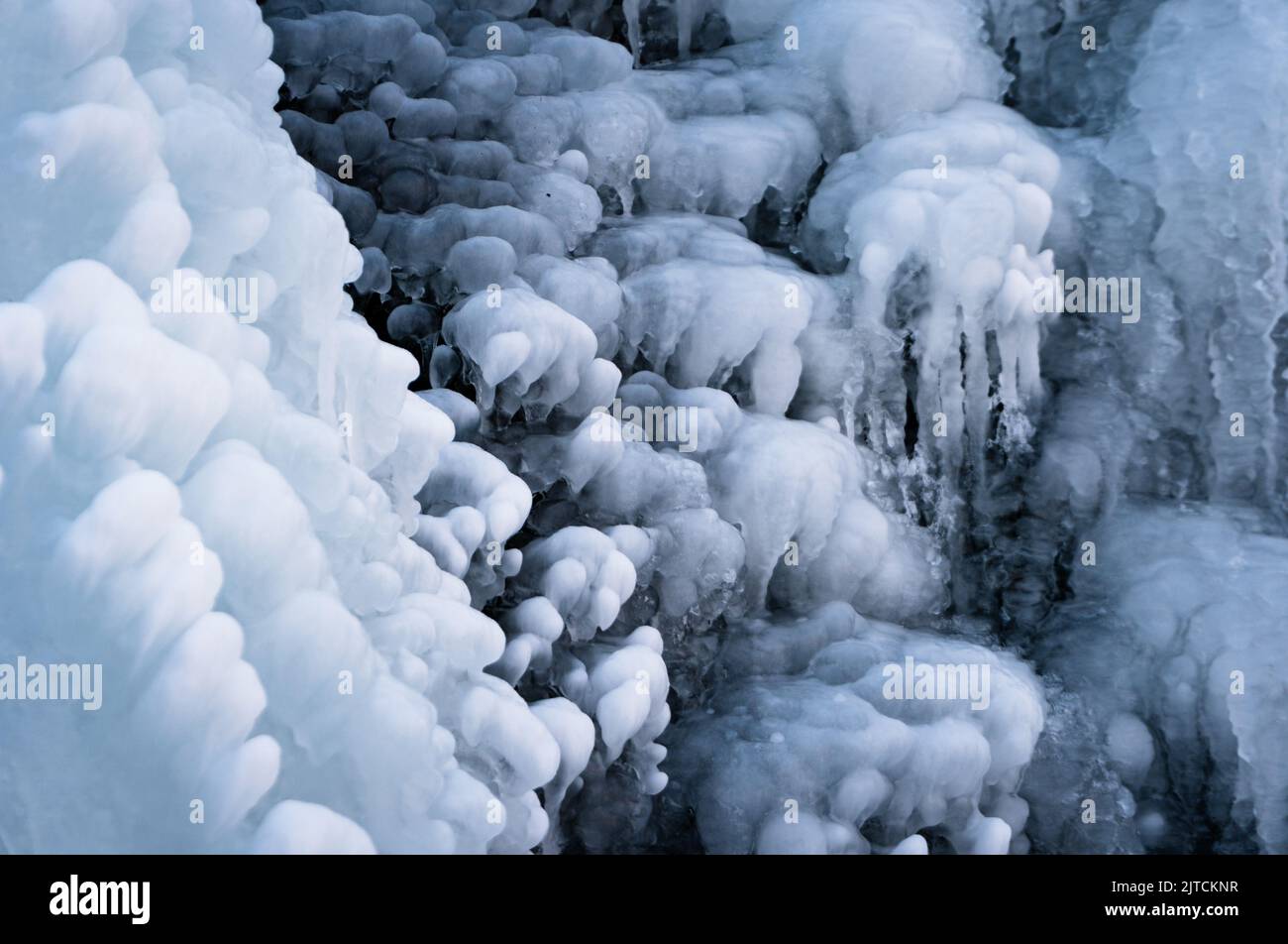 Frozen Waterfall Upstate New York Ice formations Stock Photo Alamy