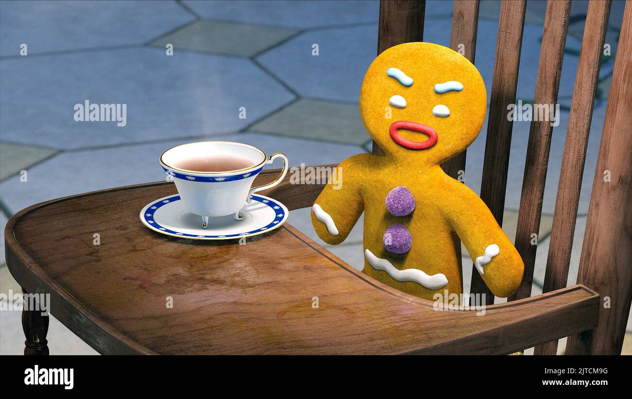 GINGERBREAD MAN, SHREK THE THIRD, 2007 Stock Photo Alamy