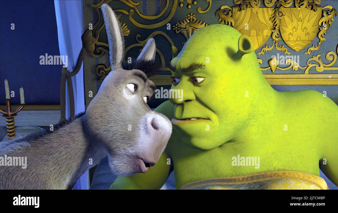 DONKEY,SHREK, SHREK THE THIRD, 2007 Stock Photo