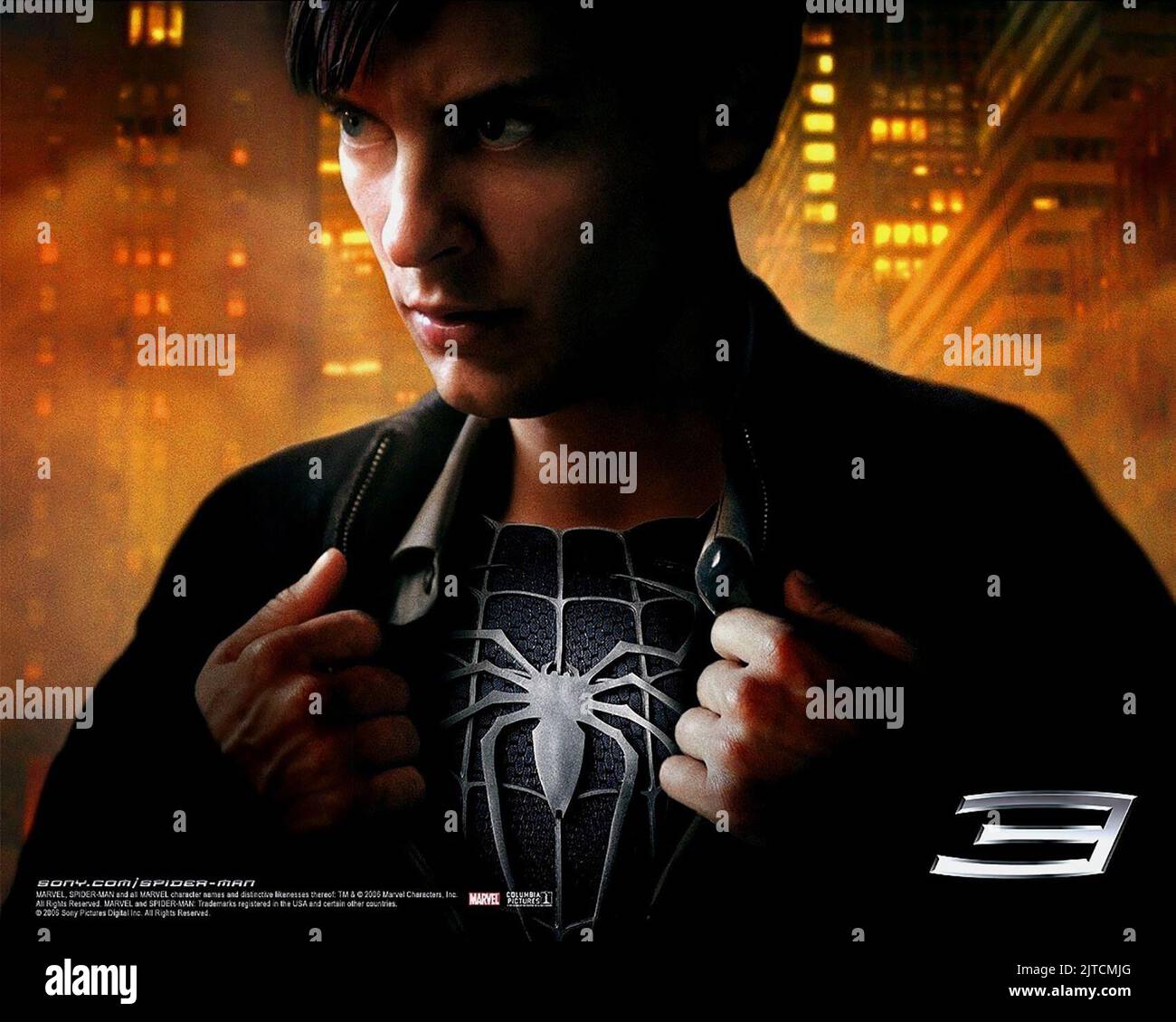 Spiderman 3 Movie Poster (2007) – 11x17 – Tobey Maguire As Peter Parker – Marvel Reproduction