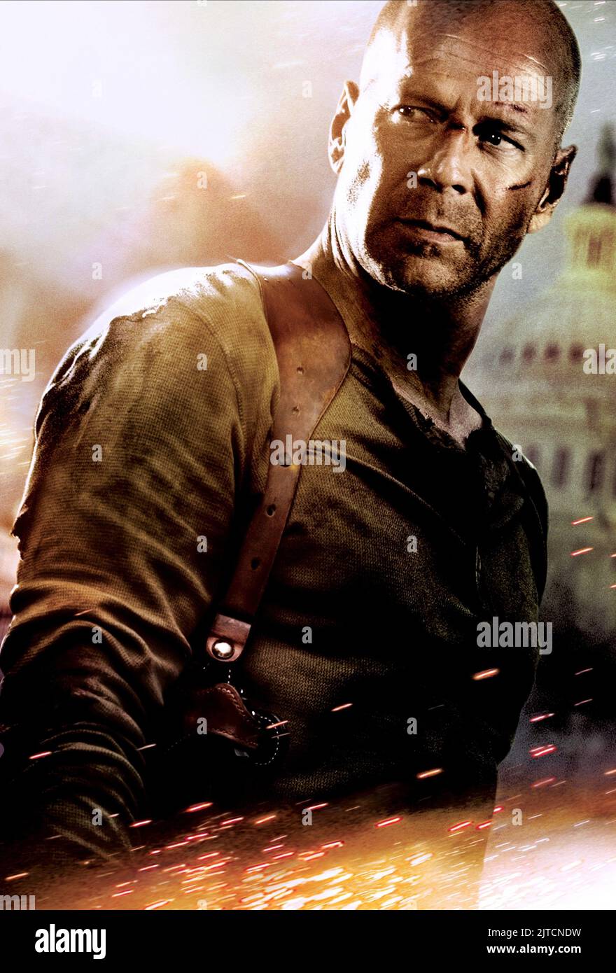 BRUCE WILLIS LIVE FREE OR DIE HARD 2007 Stock Photo Alamy