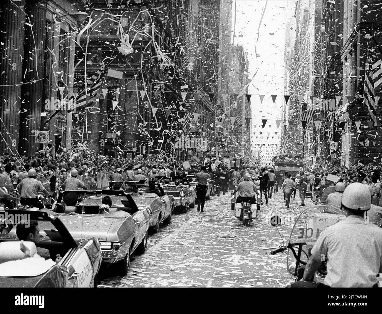 APOLLO 11 TICKER TAPE CELEBRATIONS, IN THE SHADOW OF THE MOON, 2007 Stock Photo