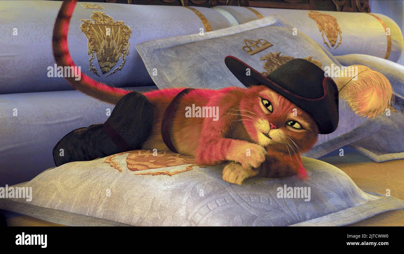 PUSS IN BOOTS, SHREK THE THIRD, 2007 Stock Photo